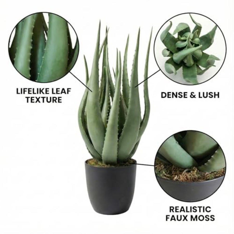 Large Potted Artificial Aloe V - Aloe Vera Pot review and price