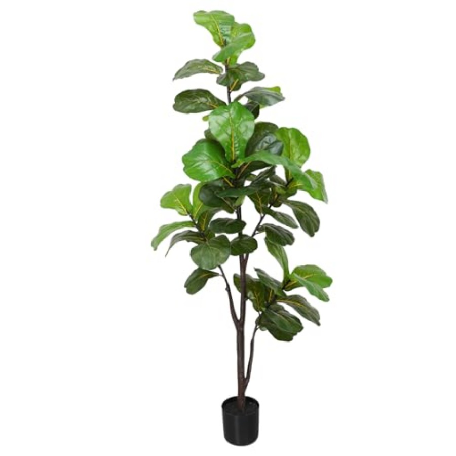 Artificial Fiddle Leaf Fig Tre - Ficus Lyrata Tree review and price