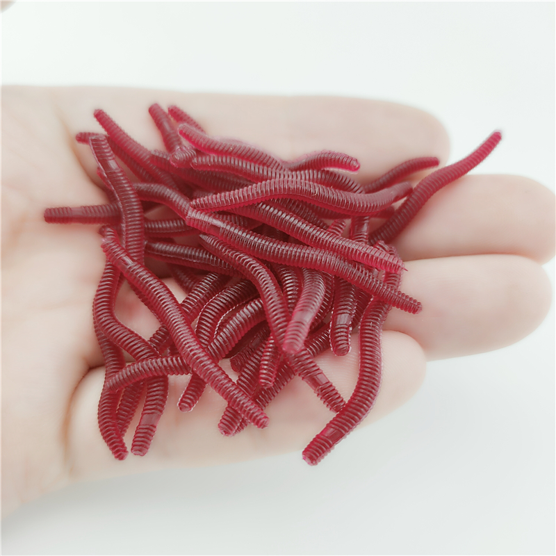 100PCS Soft Lure Bass Bream Bl - Aglaonema Red review and price