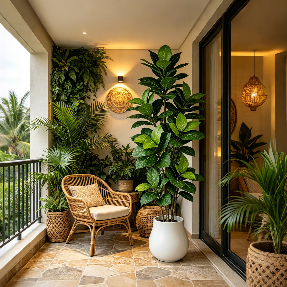 70-130cm Large Artificial Bany - Ficus Lyrata Tree review and price