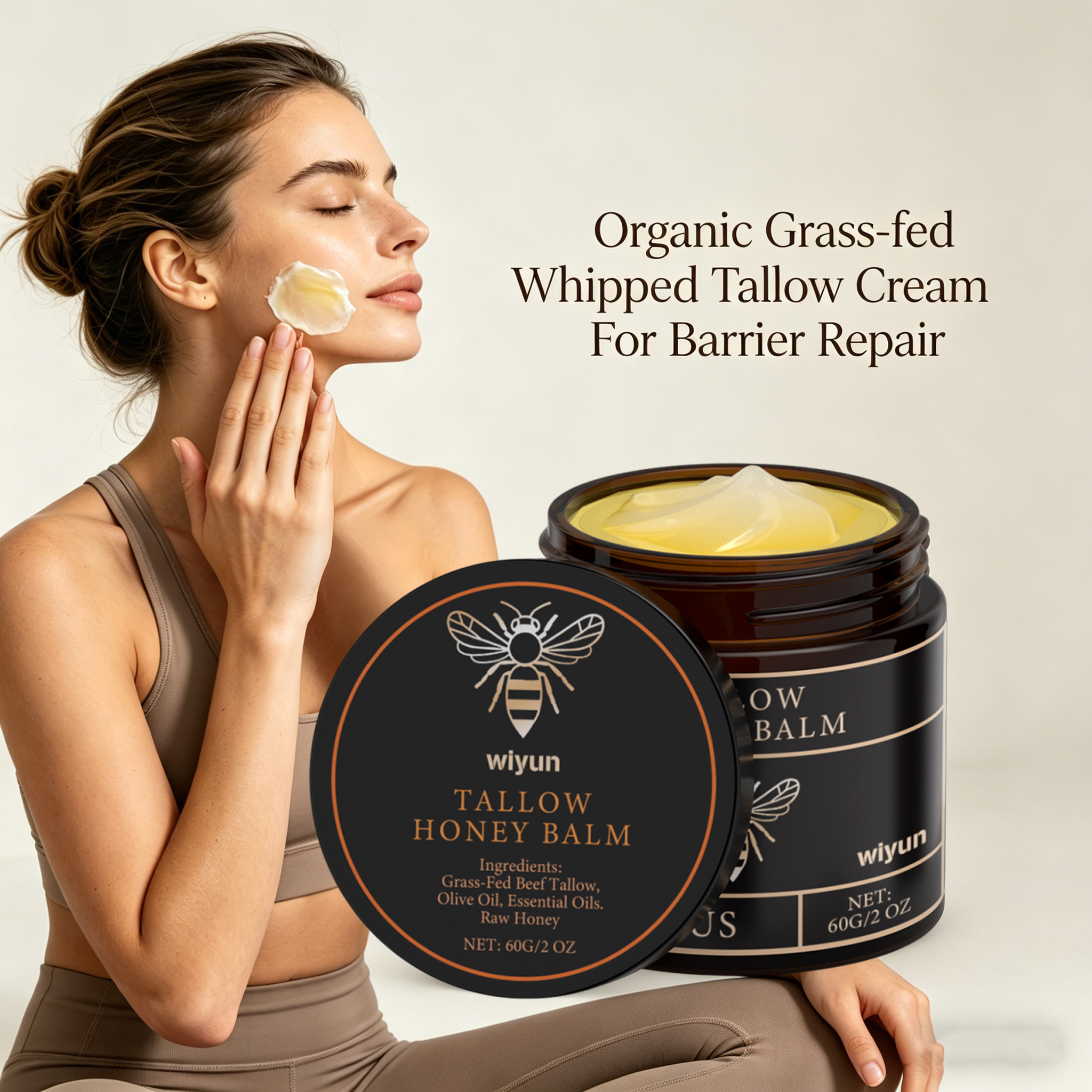 Organic Grass-fed Tallow Cream - Aglaonema Red review and price