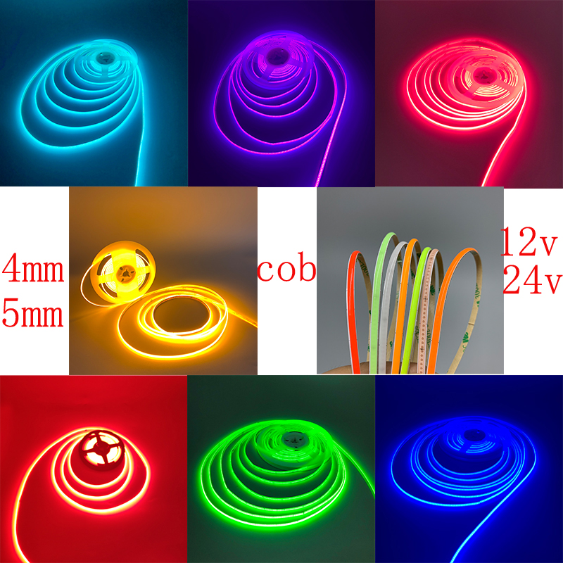 3mm 4mm 5mm Thin Slim COB Led  - Aglaonema Red review and price