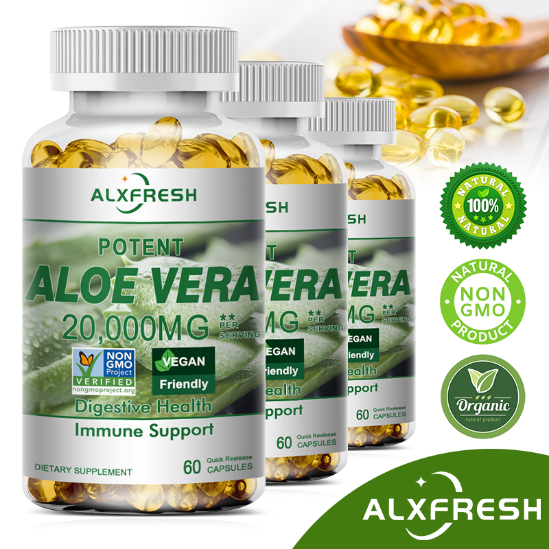 Aloe Vera Capsules Improve Dig - Aloe Vera Pot review and price