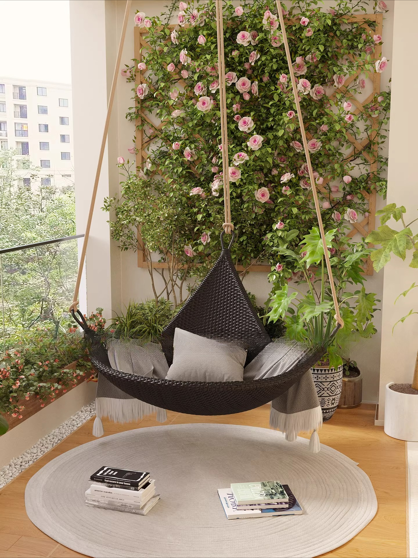 hanging chair cradle hanging b - Spider Plant Hanging review and price