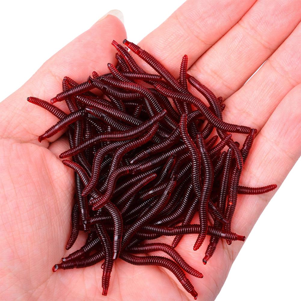 50/100PCS Soft Lure Bass Bream - Aglaonema Red review and price